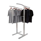 Satin Chrome Garment Racks