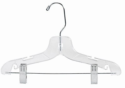 Teen/Tot 12" Coordinate Hanger w/Clips - Plastic Hangers