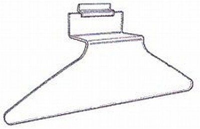 Slatwall Shirt Hanger