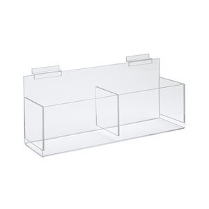 Slatwall Double Hosiery Bin