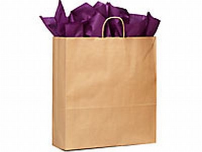 Large Paper Shopper (Brown)