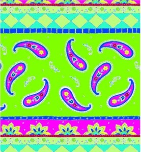 Feminine Giftwrap "Preppy Paisley"