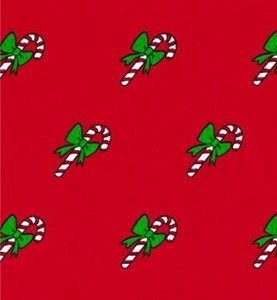 Christmas Gift wrap "Petite Candy Canes"