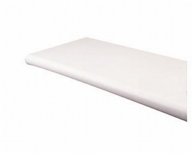 White Bullnose Shelves