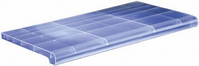 Clear Bullnose Shelf