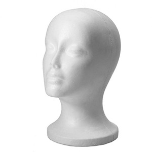 Styrofoam Female Head Form