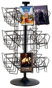 DVD Spinner Rack