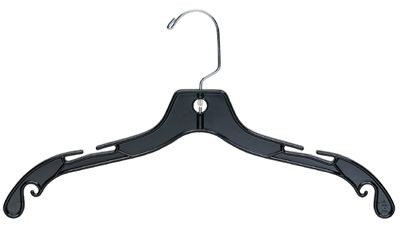 Heavyweight Black Dress/Shirt Hanger - Plastic Hangers