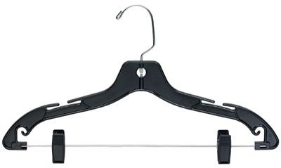 Heavyweight Black Suit Hanger - Plastic Hangers