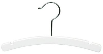 White 10" Top Hanger - Infant Wood Hangers