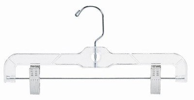 Teen/Tot 12" Pant/Skirt Hanger - Plastic Hangers