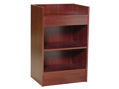 Economy Walnut Register Stand | Walnut Showcases