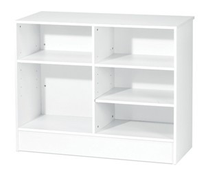 Economy White Wrap Counter 4' | White Showcases