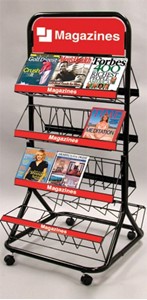 Rolling Magazine Merchandiser