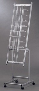 9-Tier Mobile Literature Display