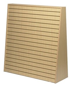 A Frame Slatwall Merchandiser