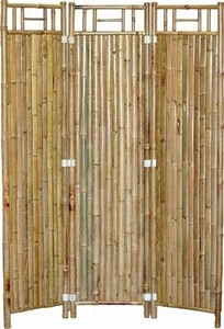 3 panel bamboo screen