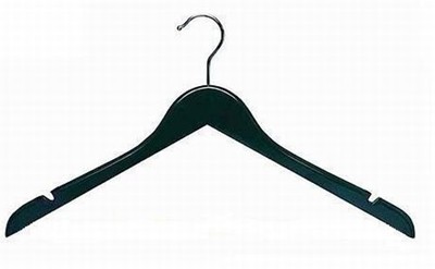Black Top/Dress Hanger - Black & White Wood Hangers