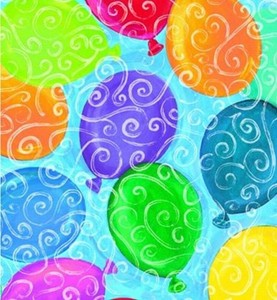 Celebration Gift wrap "Balloons Galore"