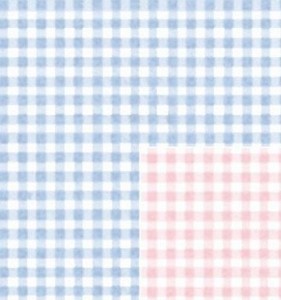 Baby Gingham Reversible Gift Wrap