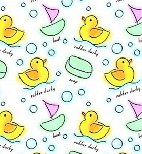 Baby Gift wrap "Rubber Ducky"