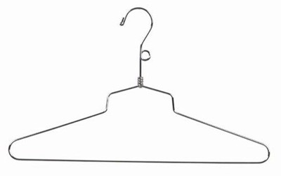 16" Dress/Shirt Hanger  - Salesmans Hangers Metal