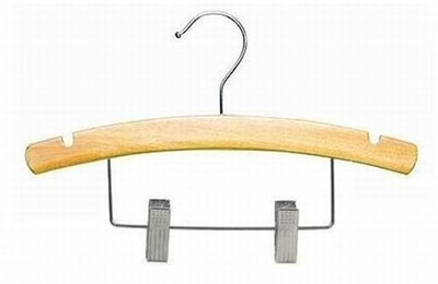 Arched Combination Hanger-14" - Childrens Wood Hangers