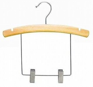 Arched Combination Display Hanger-12"  - Childrens Wood Hangers