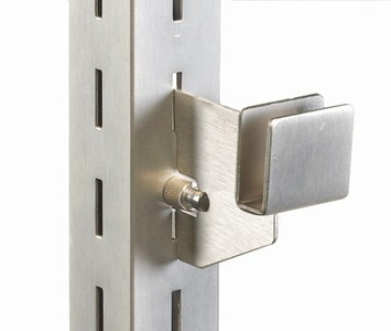 Satin Nickel Hangrail Brackets 3"L