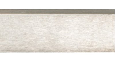 Satin Nickel Rectangular Tubing 24"L