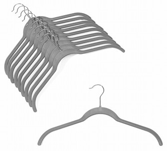 Slim-Line Platinum Shirt Hanger