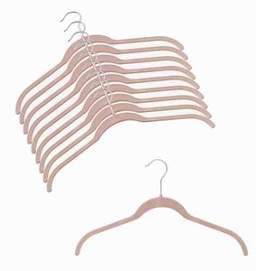 Slim-Line very light Pink Shirt Hanger