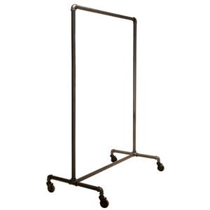 Single Bar Pipe Clothing Racks