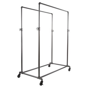 Double Bar Pipe Clothing Racks