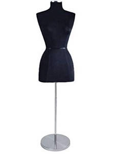 Black Female Jersey Dress Maker Form
