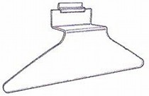 Slatwall Shirt Hanger