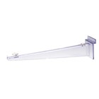 Slatwall Brackets 12" Clear Acrylic