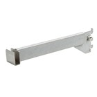 Satin Chrome Rectangular Tubing Bracket (12")