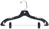 Heavyweight Black Plastic Suit Hangers