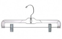 Heavyweight Clear Plastic Pant Hangers