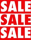 Sign "Red & White Sale"
