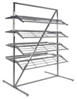 Chrome 8 Shelf Shoe Rack