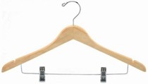 Contoured Combination Hanger w/Clips