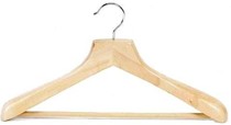 Contoured Suit Hanger w/ Non-Slip Bar