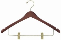 Contoured Combination Hanger w/Clips