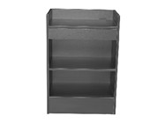 Economy Black Recessed Register Stand