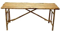 Folding Bamboo Table