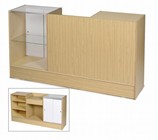 MAPLE COMBO CASH WRAP & REG STAND