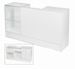 WHITE COMBO CASH WRAP & REG STAND