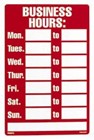 Business Hours Write-On